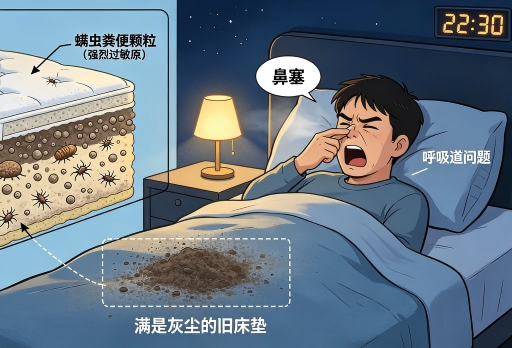一张床垫使用超过5年，到底会有什么危害？
