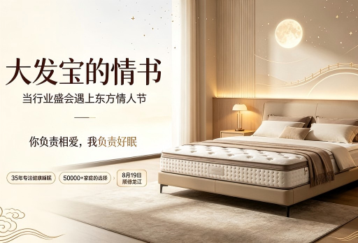 8.19龙家展遇上七夕：大发宝用一张好床，许你一生好眠
